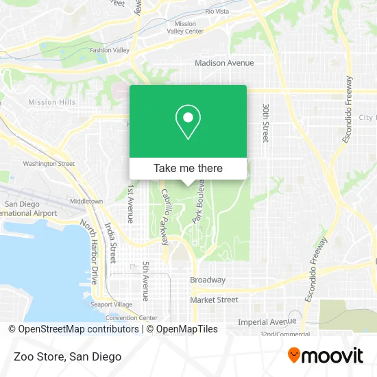 Zoo Store map