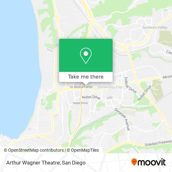 Mapa de Arthur Wagner Theatre