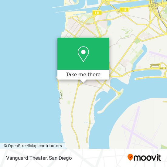 Mapa de Vanguard Theater