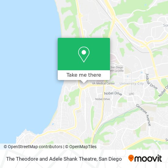 The Theodore and Adele Shank Theatre map