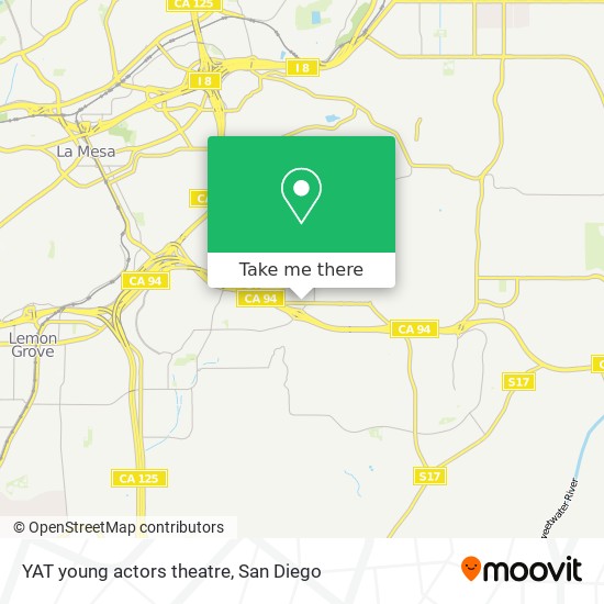 Mapa de YAT young actors theatre