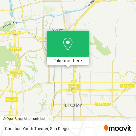 Christian Youth Theater map