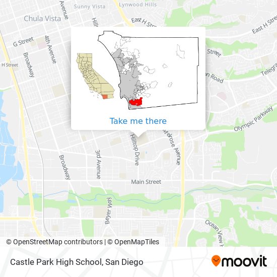 Castle Park High School map