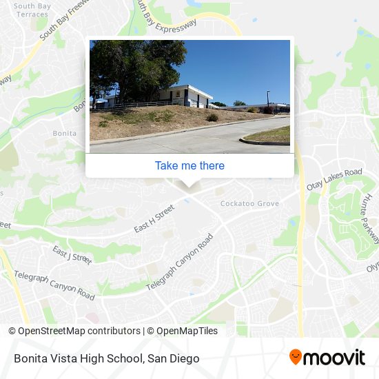 Bonita Vista High School map