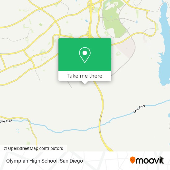 Olympian High School map