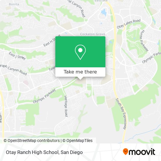 Mapa de Otay Ranch High School