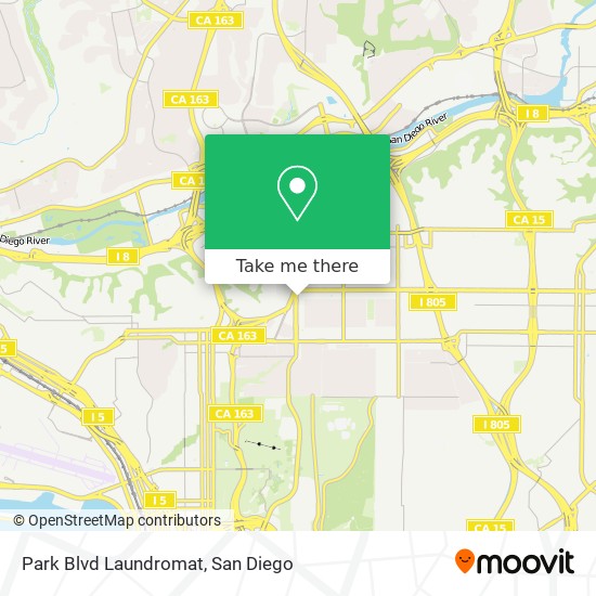 Mapa de Park Blvd Laundromat
