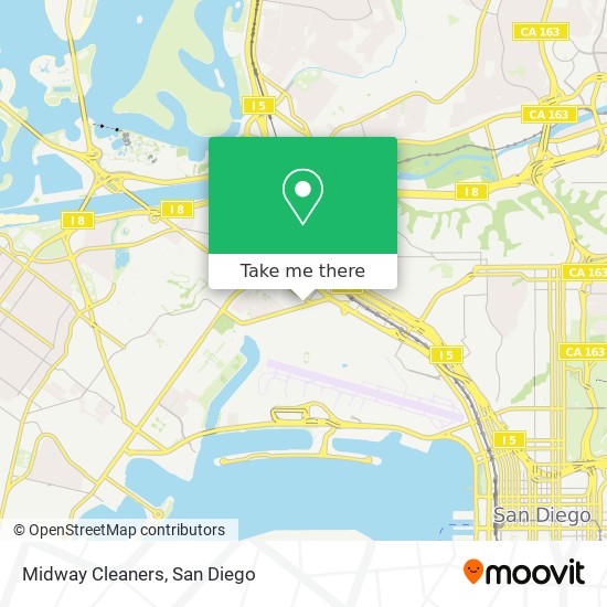 Midway Cleaners map