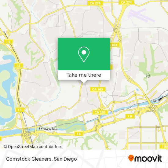 Comstock Cleaners map