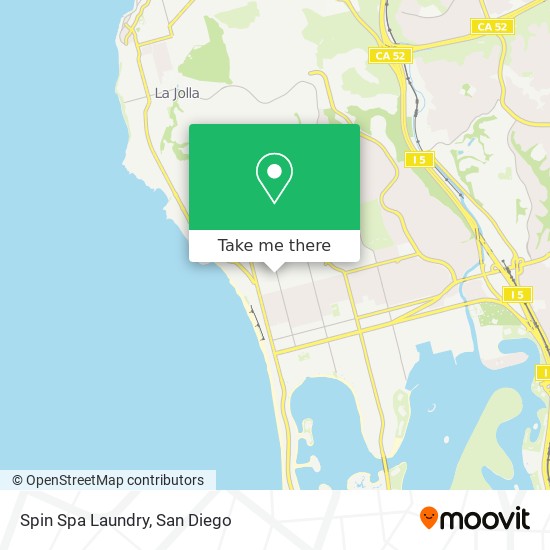 Mapa de Spin Spa Laundry