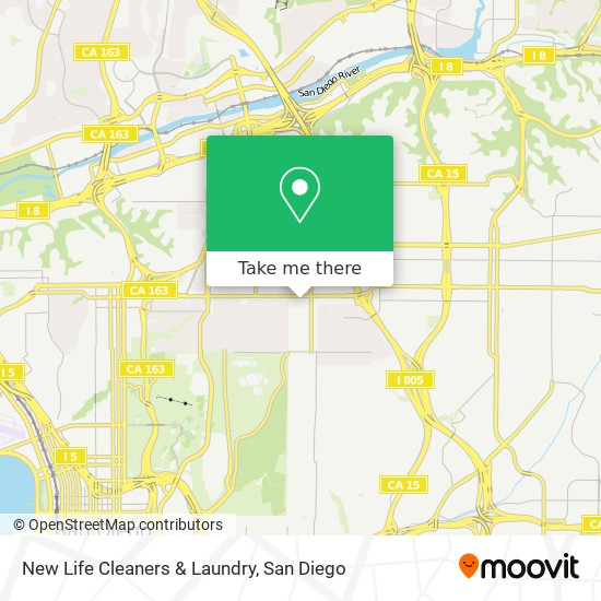 Mapa de New Life Cleaners & Laundry