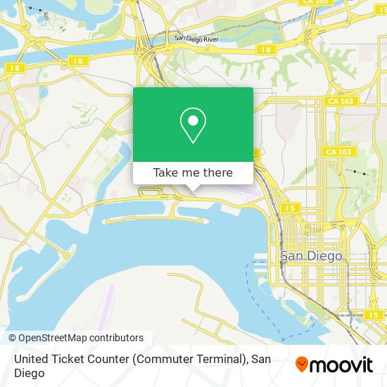 United Ticket Counter (Commuter Terminal) map
