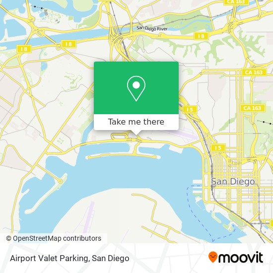 Mapa de Airport Valet Parking