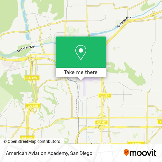 American Aviation Academy map