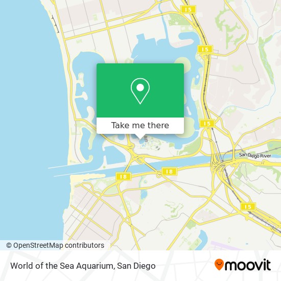 World of the Sea Aquarium map