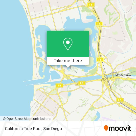 California Tide Pool map