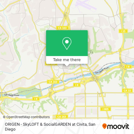 ORIGEN - SkyLOFT & SocialGARDEN at Civita map