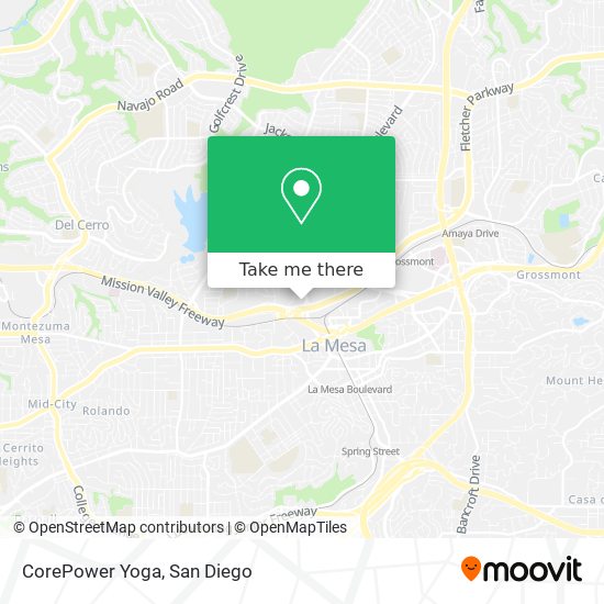 CorePower Yoga map