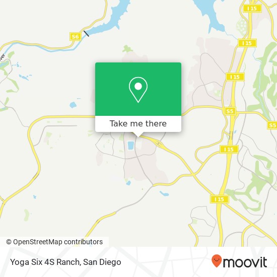 Mapa de Yoga Six 4S Ranch