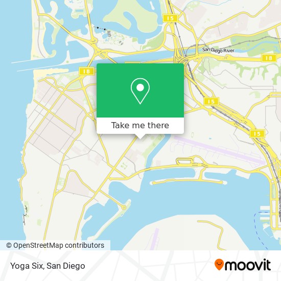 Yoga Six map