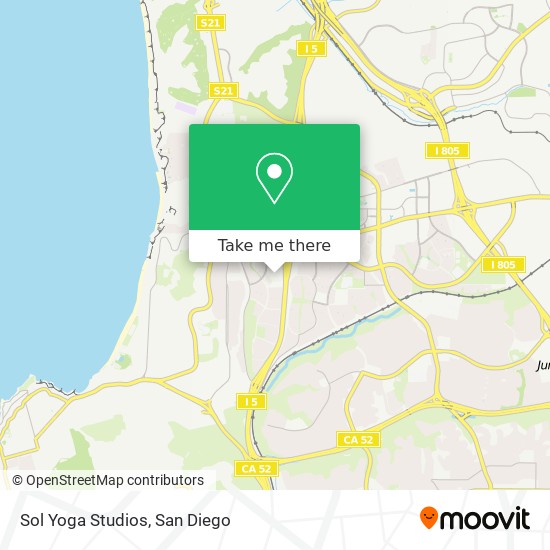 Mapa de Sol Yoga Studios