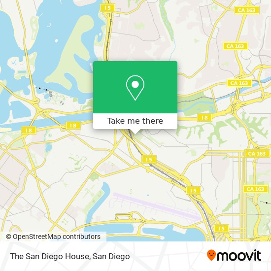 Mapa de The San Diego House