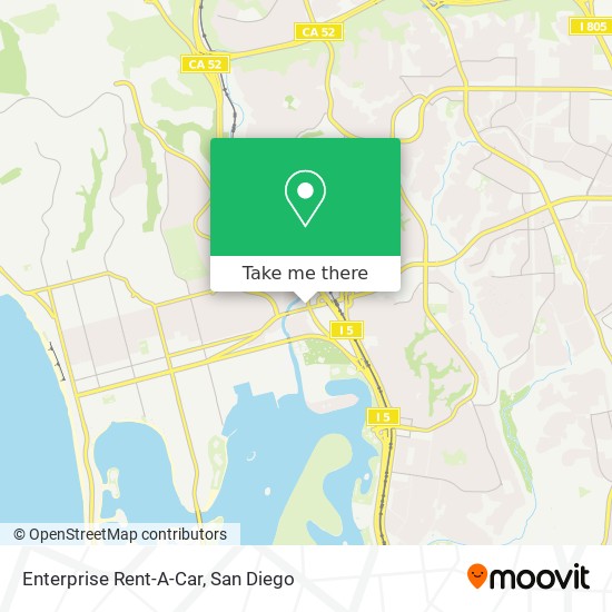 Mapa de Enterprise Rent-A-Car