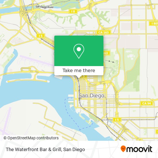 The Waterfront Bar & Grill map