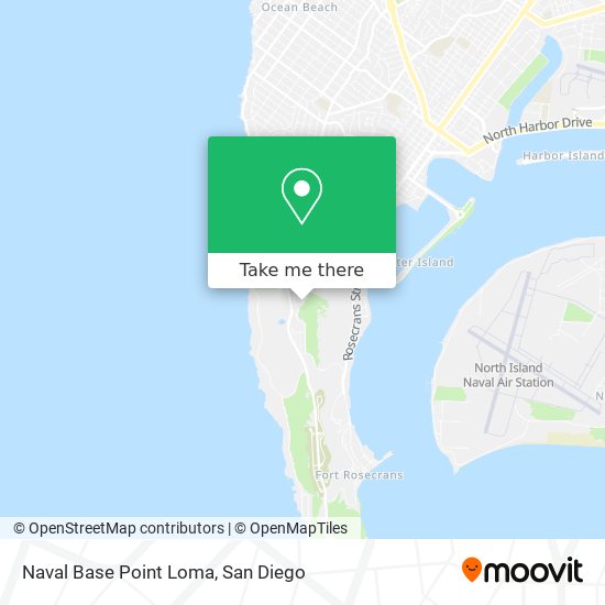 Naval Base Point Loma map