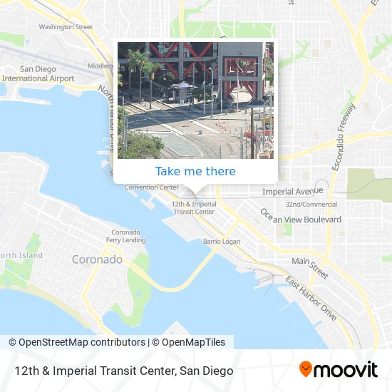 Mapa de 12th & Imperial Transit Center