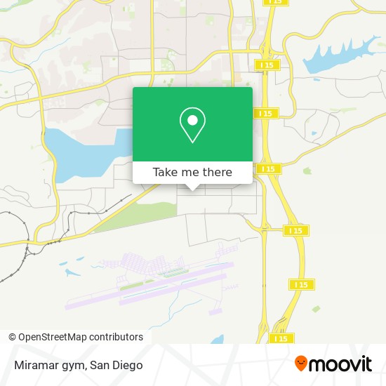 Mapa de Miramar gym