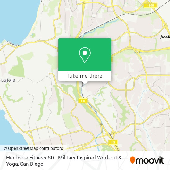 Hardcore Fitness SD - Military Inspired Workout  & Yoga map