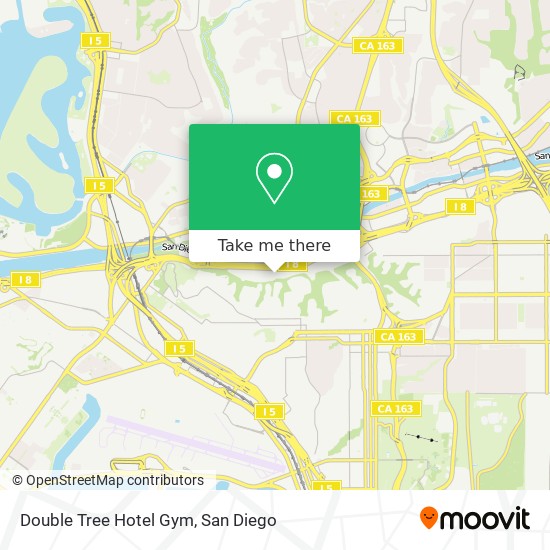 Double Tree Hotel Gym map