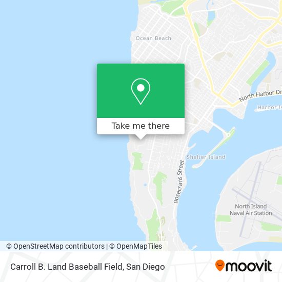 Carroll B. Land Baseball Field map