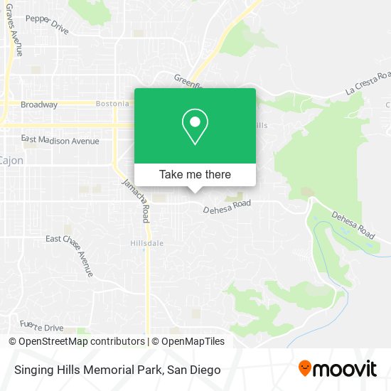 Mapa de Singing Hills Memorial Park