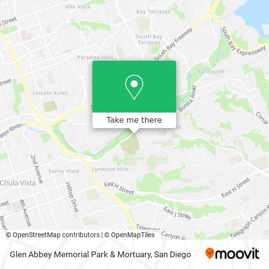 Mapa de Glen Abbey Memorial Park & Mortuary