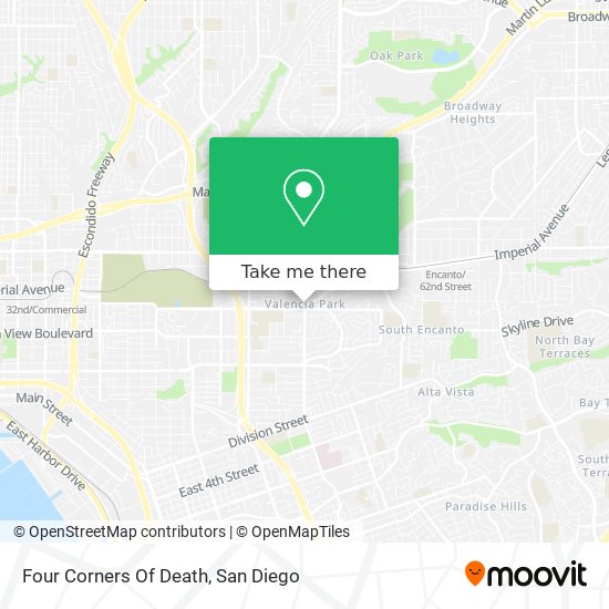 Mapa de Four Corners Of Death