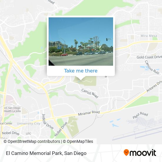 Mapa de El Camino Memorial Park