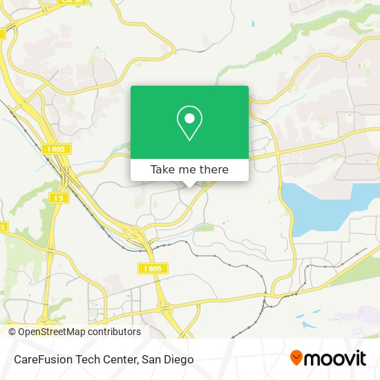 CareFusion Tech Center map