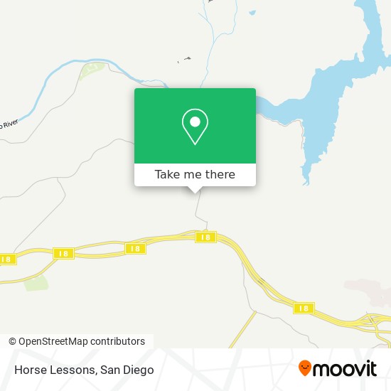 Horse Lessons map