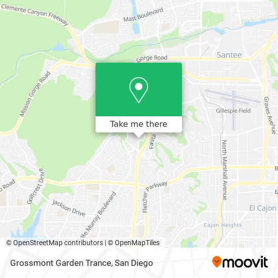 Grossmont Garden Trance map