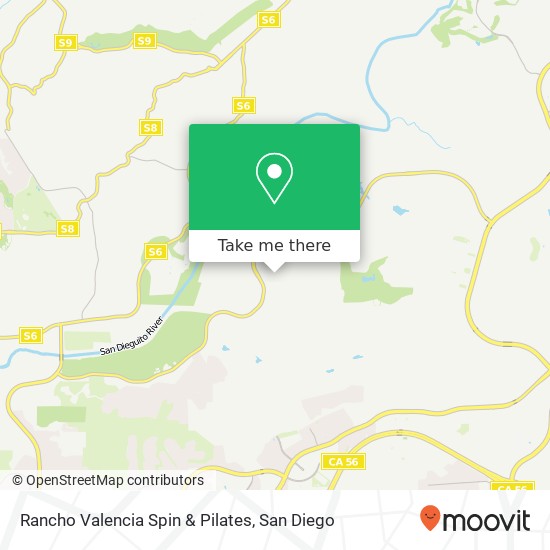 Rancho Valencia Spin & Pilates map