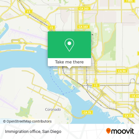 Immigration office map