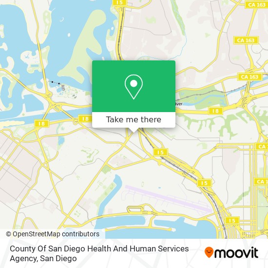 Mapa de County Of San Diego Health And Human Services Agency