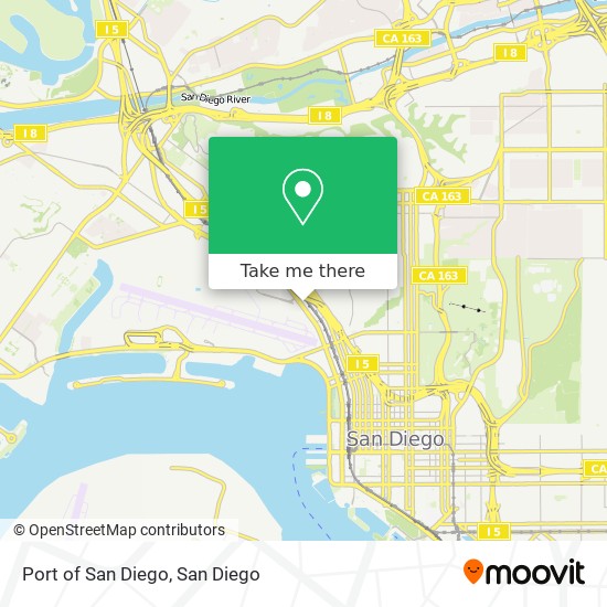 Port of San Diego map