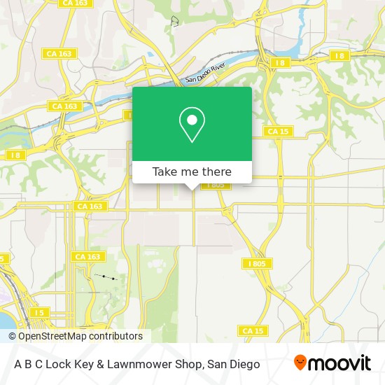 Mapa de A B C Lock Key & Lawnmower Shop