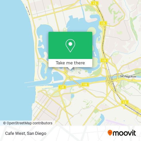 Cafe West map