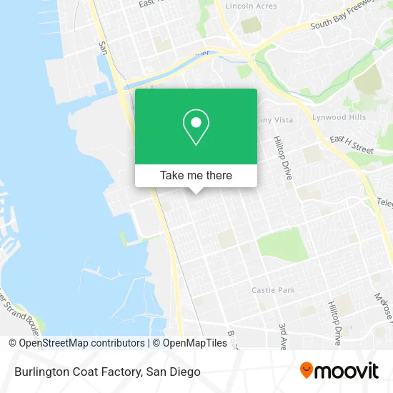 Burlington Coat Factory map