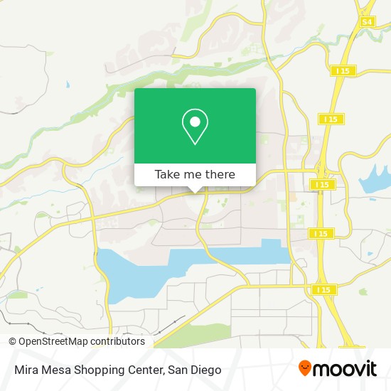 Mira Mesa Shopping Center map