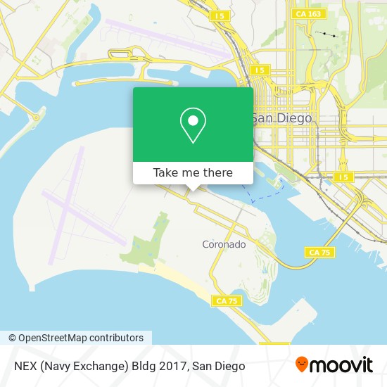 NEX (Navy Exchange) Bldg 2017 map
